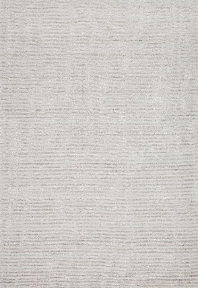 Complete image of the Allure Rug in a subtle Stone colour, highlighting its hand-loomed elegance and versatile design, ideal for various interior styles.