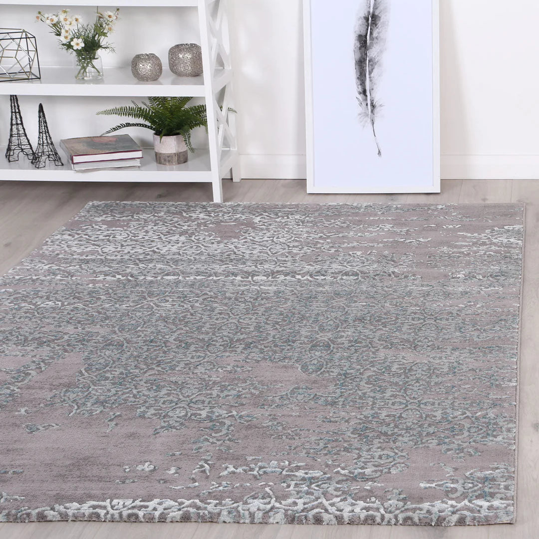 Antalya Rug styled in home