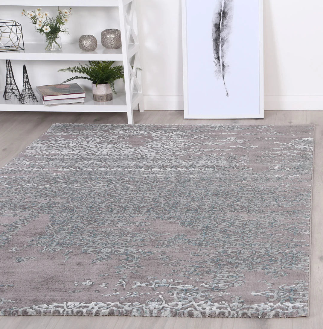 Antalya Rug styled in home