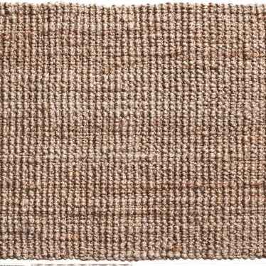 Textured brown doormat with a woven pattern