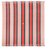 Beach Blanket - Dusty Pink Stripe