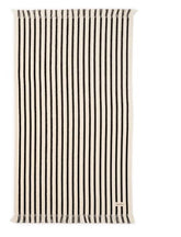 Beach Towel - Monaco Black Stripe