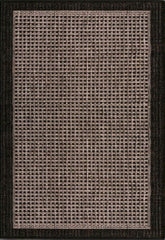 Chino rug in Silver Black (2822)