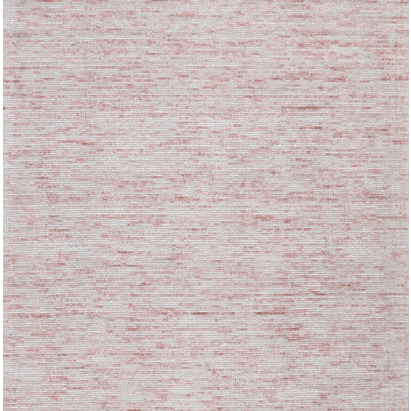 Textured rug with a pink and gray pattern on a plain background