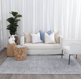 Casper Light Blue Rug n modern setting