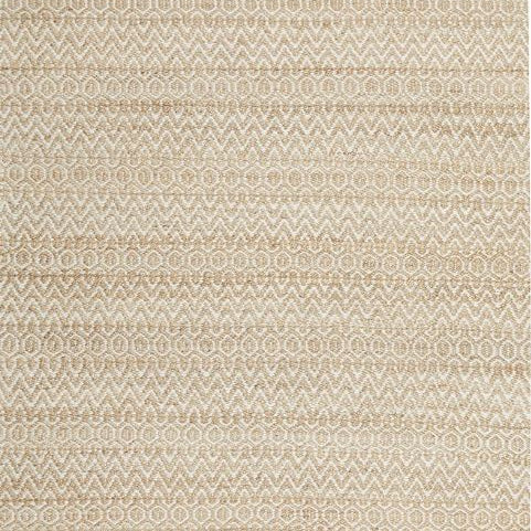 Beige and brown patterned rug