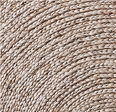 Kerala gold rug in round pattern