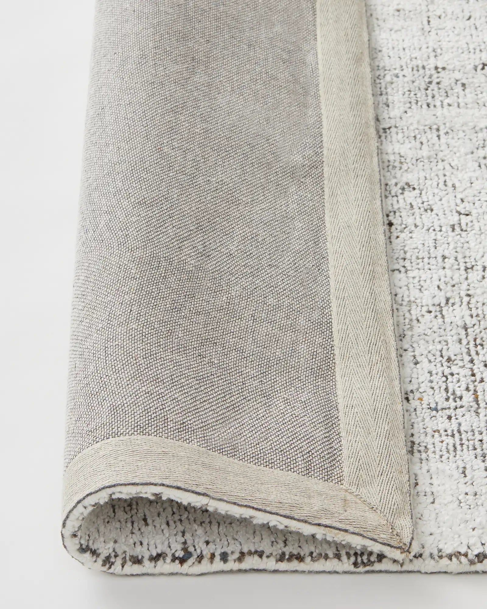 Close-up detail of the Matisse Rug highlighting the texture and quality of the viscose and wool blend.