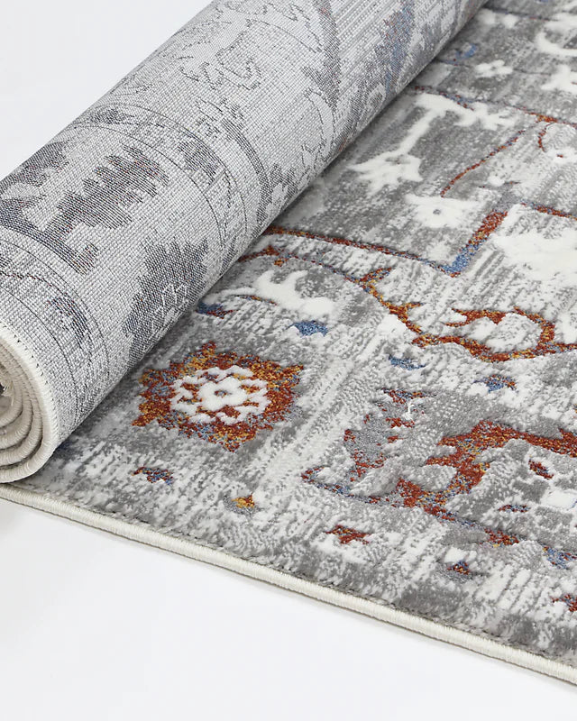 Discover the allure of boho chic with our Bohemian Paradise Rug, featuring bashful blues and terracotta accents. Perfectly sized for versatile styling, this rug will become the centrepiece of any room.