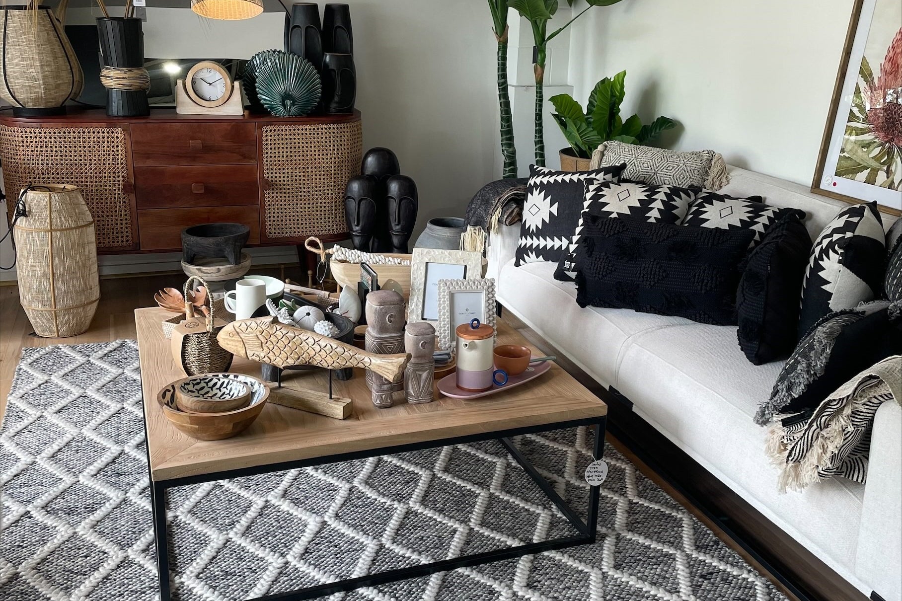 Inside Noosa Mats & Rugs showroom