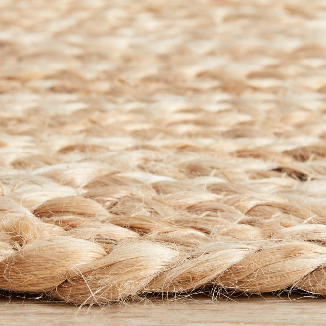 Close-up of woven natural fiber material