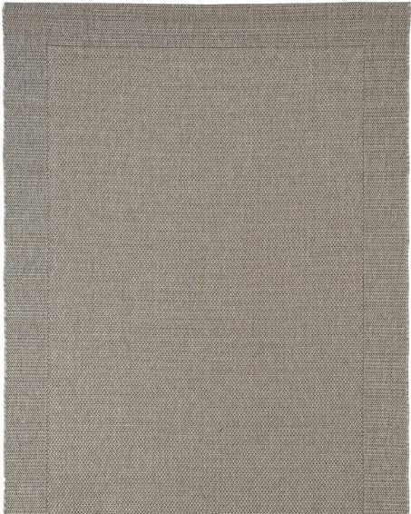 Gray textured rug with a subtle pattern