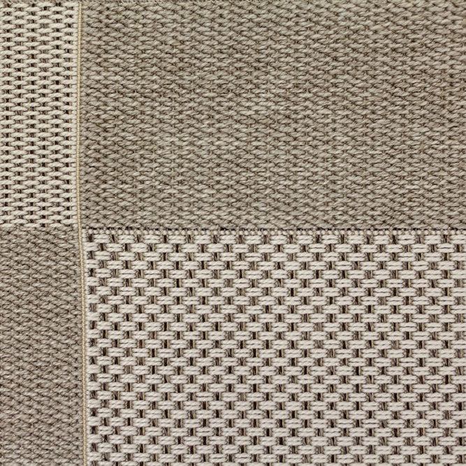 Textured woven pattern in shades of brown and beige