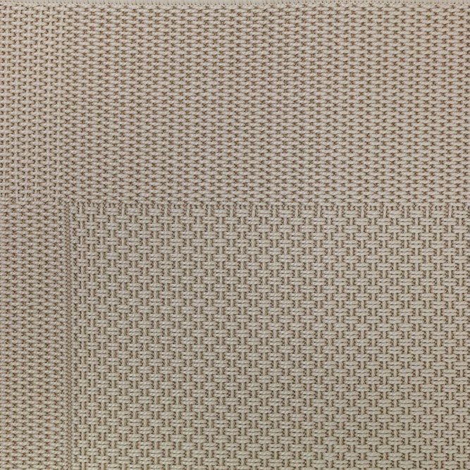 Textured beige patterned fabric swatch