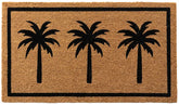 Palm Tree Double Doormat - Coir