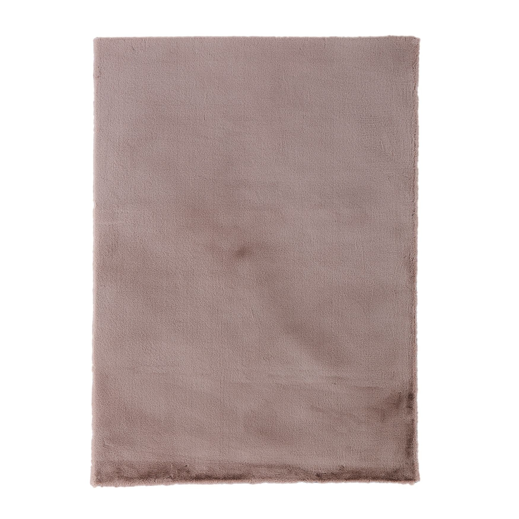 Brown rectangular rug on a white background