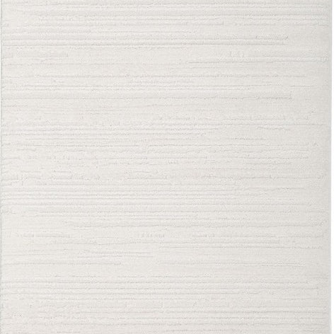 White rug with a subtle pattern on a white background
