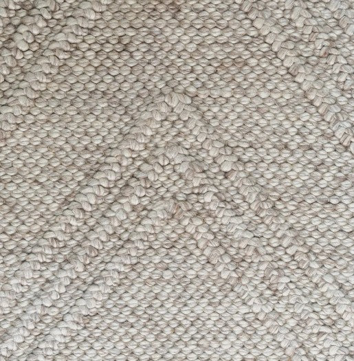Close-up of textured beige carpet