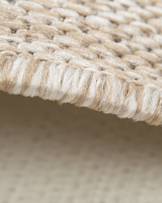 Close up of the Chino Sand rug