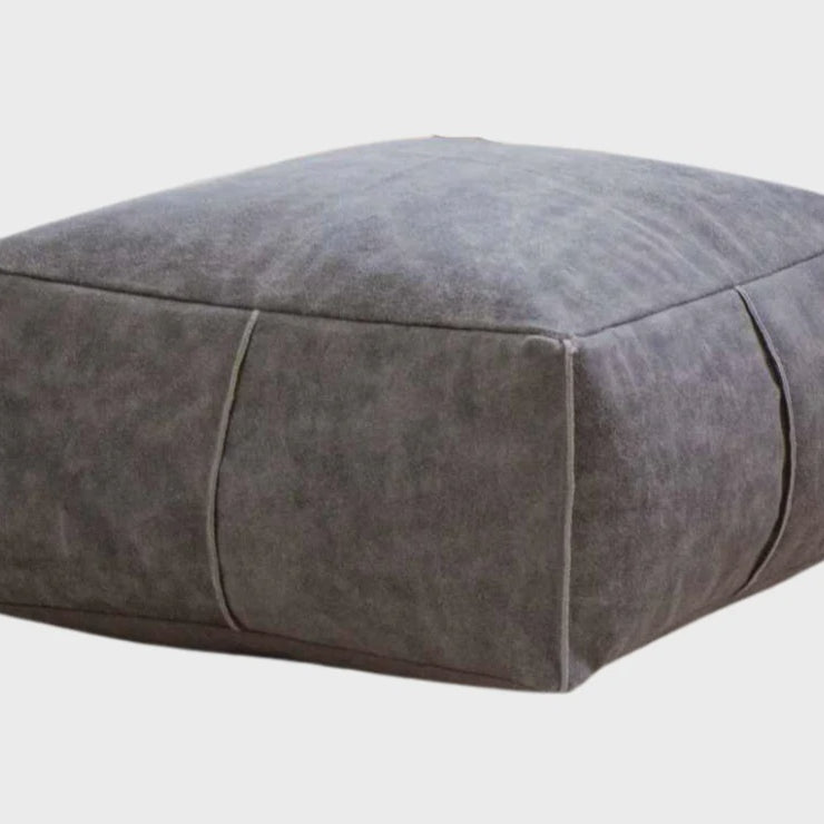 leather ottomons