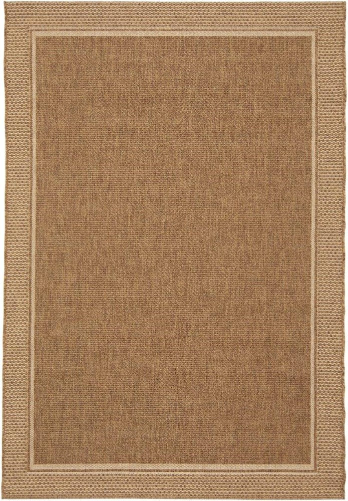 Beige area rug with a subtle pattern