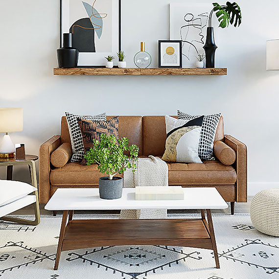 rug on timber flooring surrounded by modern furniture