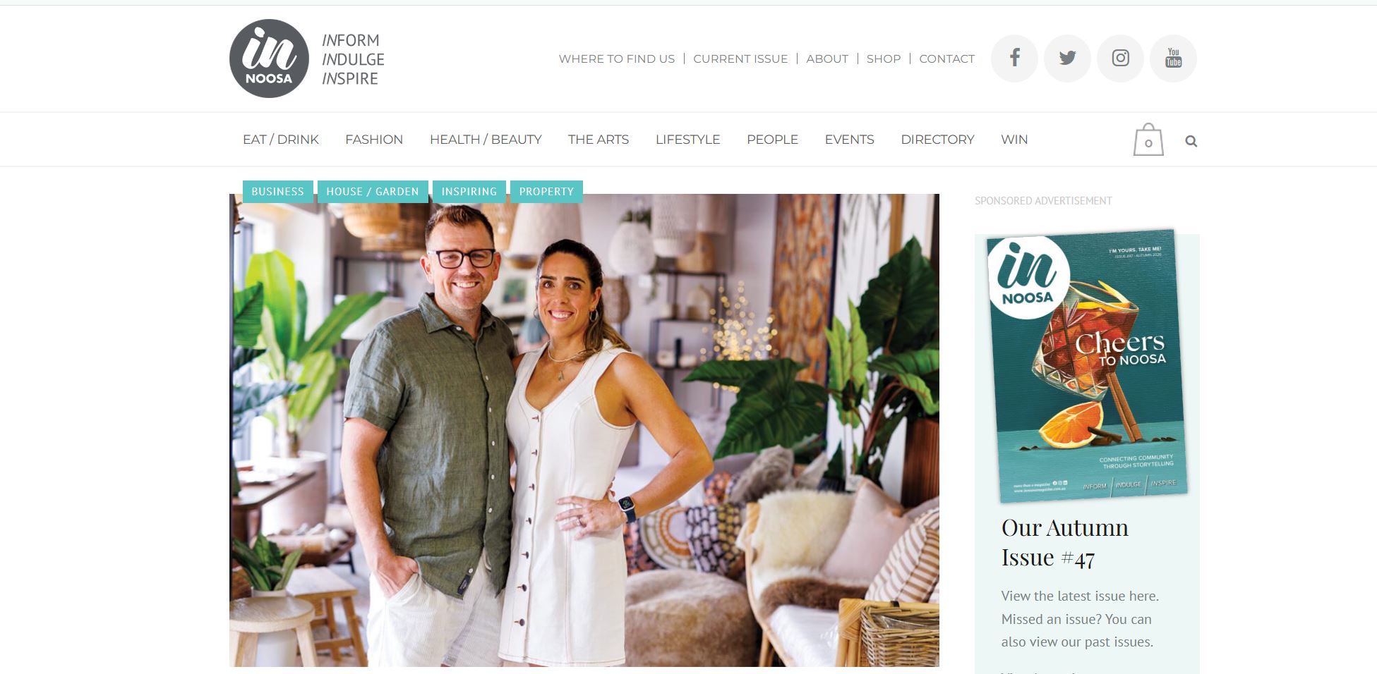 IN Noosa Magazine Feature
