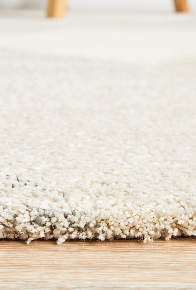 Zoomed-in view of the Alpine Rug's texture, illustrating the quality and depth of its 14mm pile.