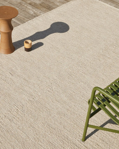 Eco-friendly Andorra rug in Oatmeal, highlighting the blend of style and sustainability for Australian homes.
