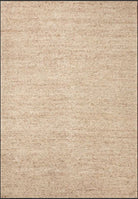 Beige textured rug with a subtle pattern