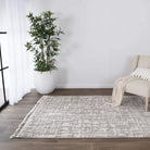 Bilbao rug placed in a modern room setting, accentuating its versatility in various interior designs.