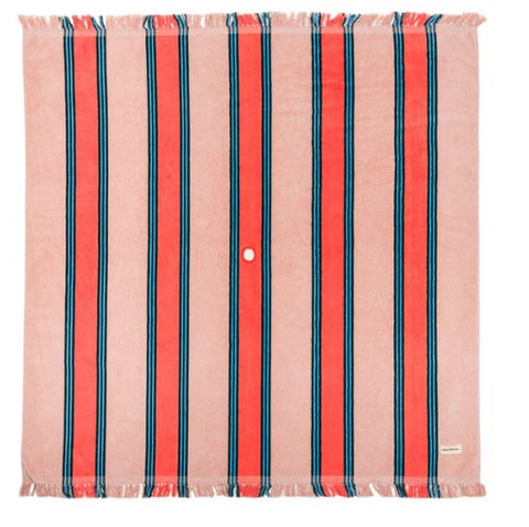 Beach Blanket - Dusty Pink Stripe