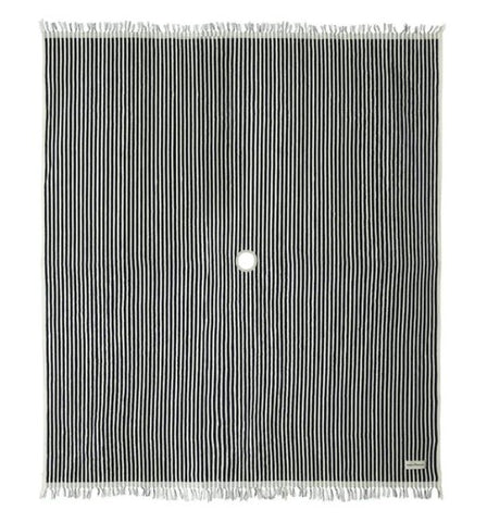 Beach Blanket - Laurens Navy Stripe