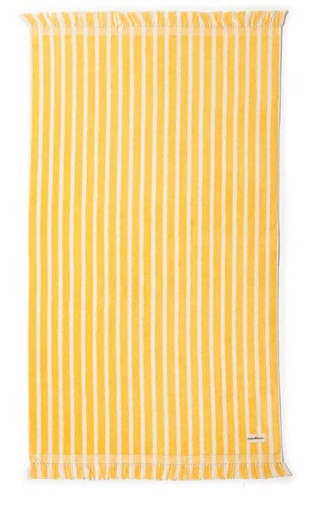 Beach Towel - Monaco Mimosa Stripe