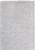Textured gray rug with a subtle pattern