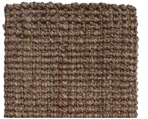Boucle Silver Rug - Latex Backed