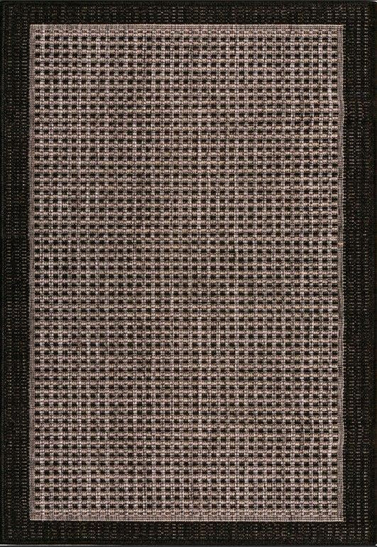 Chino rug in Silver Black (2822)