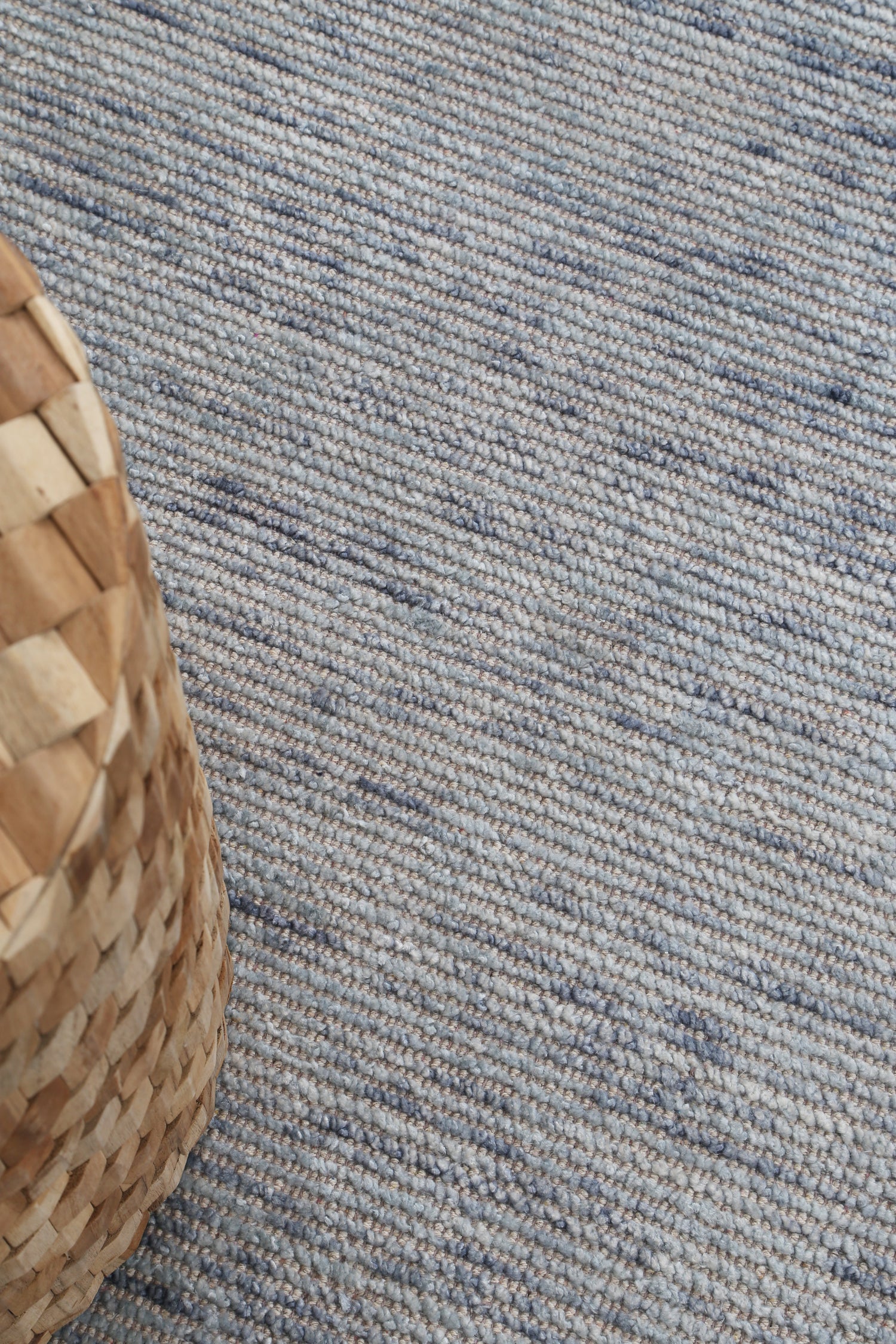 close up Casper Light Blue Rug