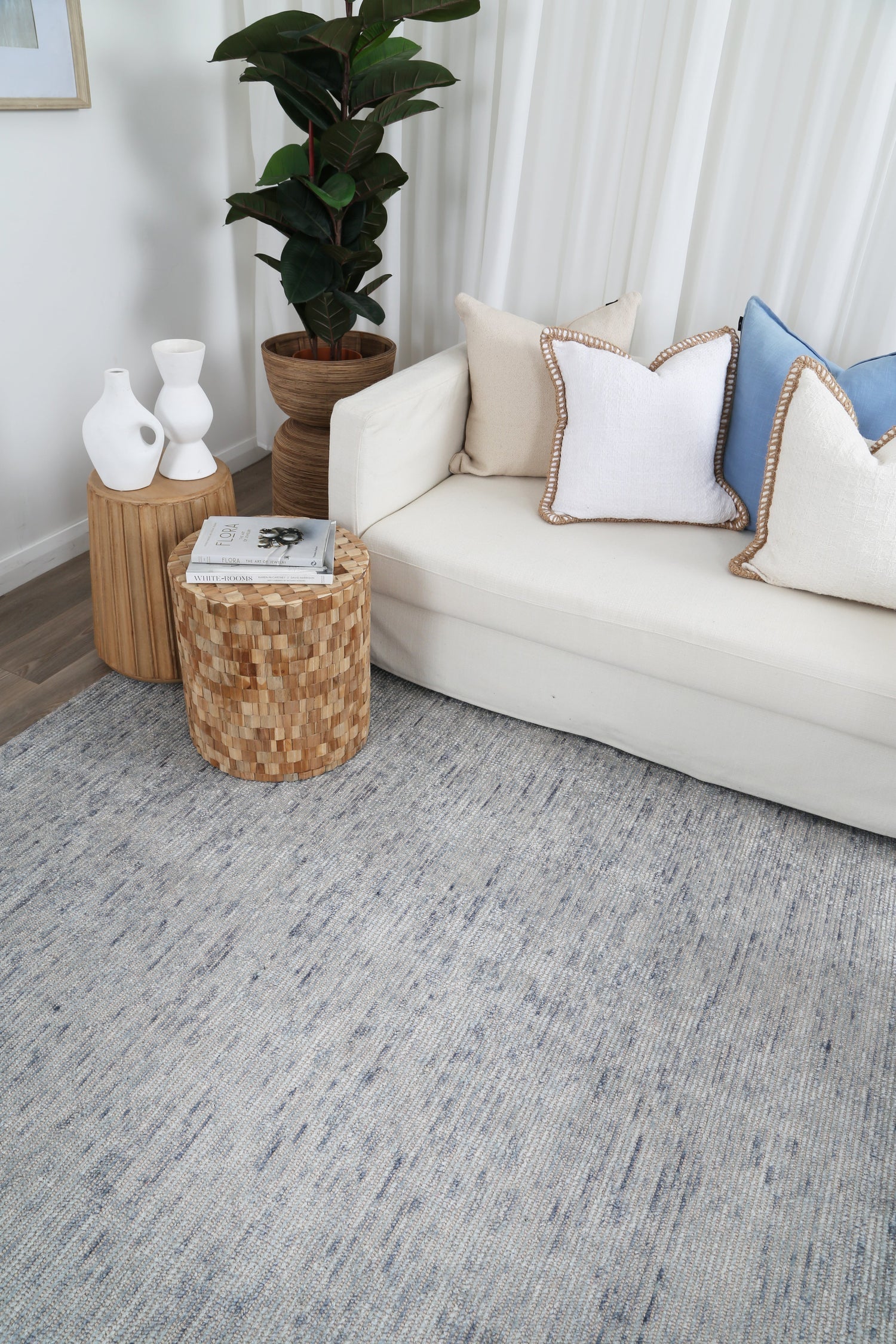 Casper Light Blue Rug in modern home