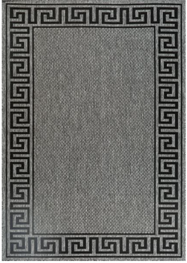 Chino Rug In Grey Black (2533)