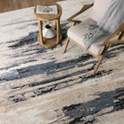 Wide view of the Formation Polar Rug, illustrating how it complements contemporary home decor.