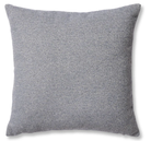 Gray textured pillow on a white background