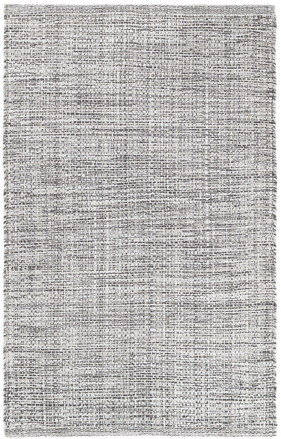 Textured gray rug with a subtle pattern