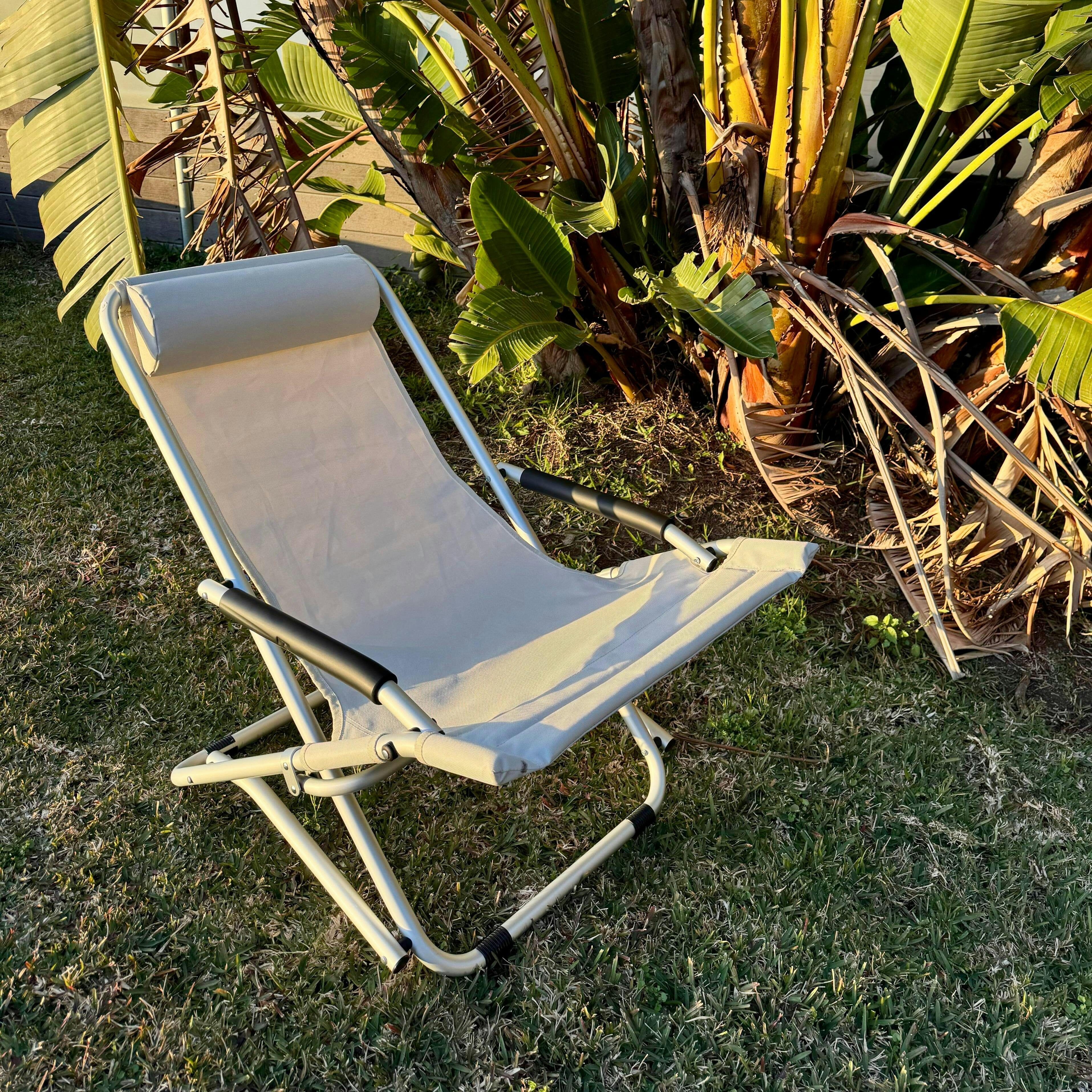 Happy Chap Chair white garden