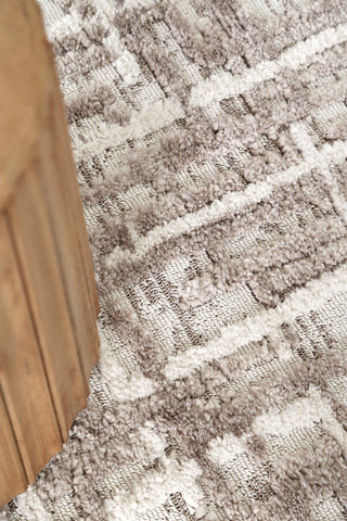 Detailed view showcasing the durable and intricate construction of the Bilbao rug.
