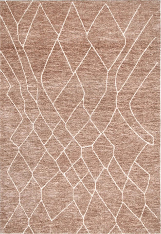 Kendra Rug in full display, showcasing its textured poly fiber and the elegant design suitable for contemporary interiors.