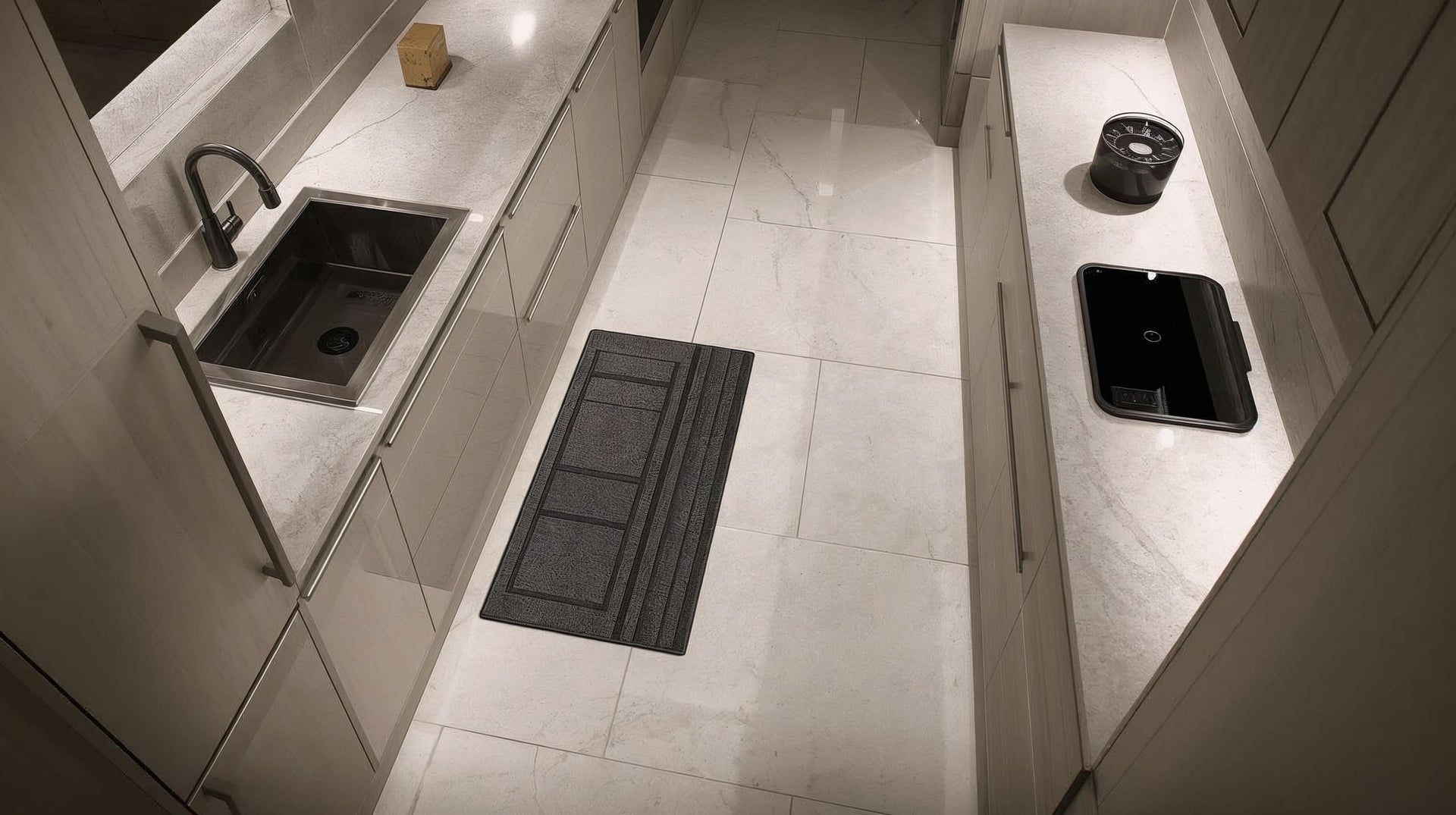 Mat in a modern kitchen