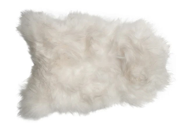 Long Wool Sheepskin - Nat White