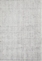 Full view of the Matisse Marble Rug, showcasing its elegant marbled pattern in light grey tones, suitable for modern living spaces.