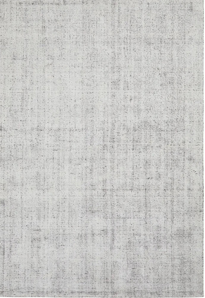 Full view of the Matisse Marble Rug, showcasing its elegant marbled pattern in light grey tones, suitable for modern living spaces.